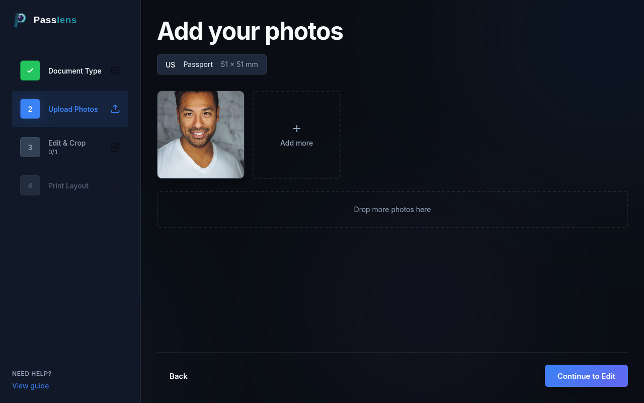 Uploaded photo thumbnails
